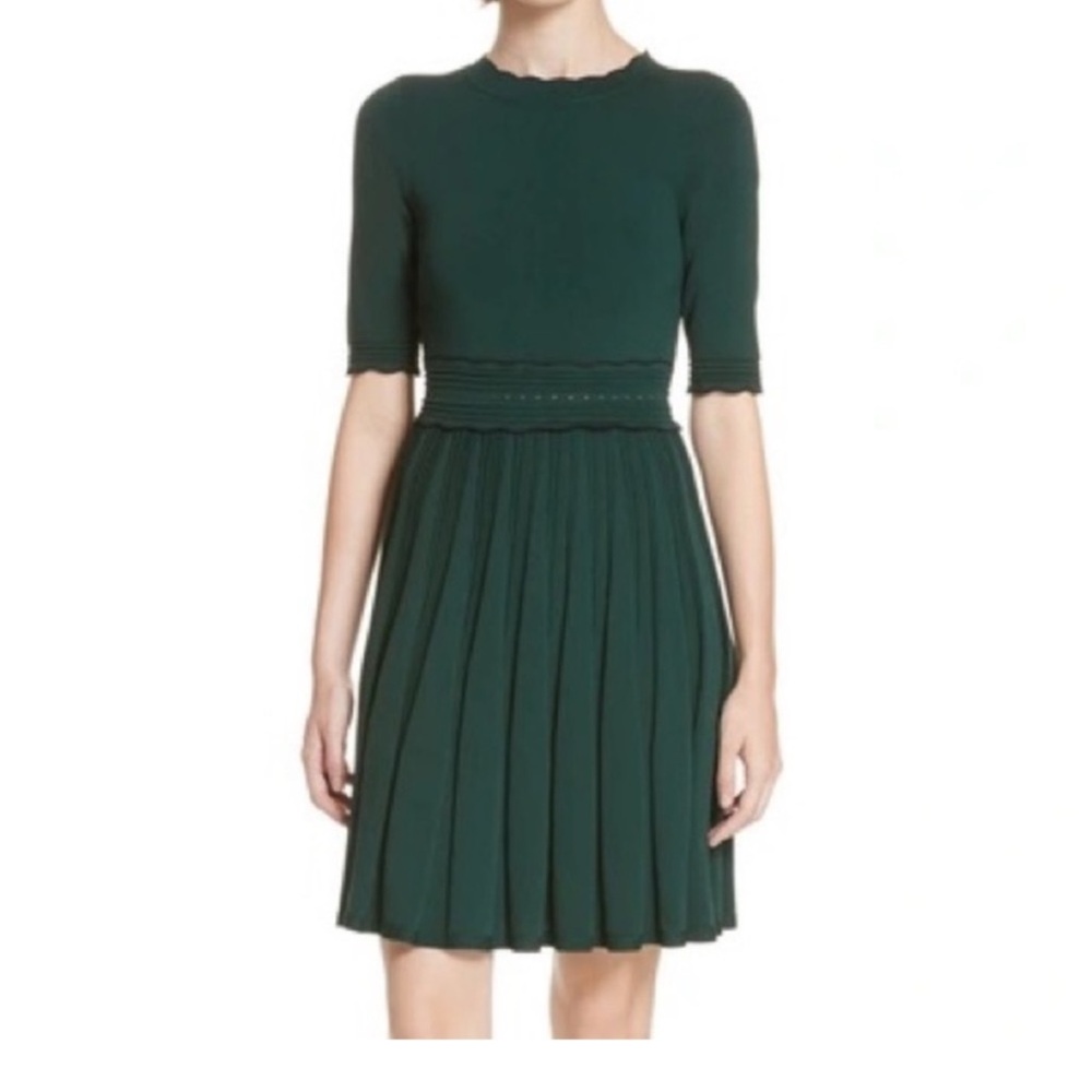 Ted Baker Dorlean Green Midi Dress